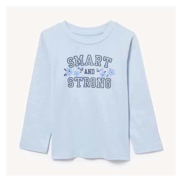 Toddler Graphic Long Sleeve Top - Pale Blue