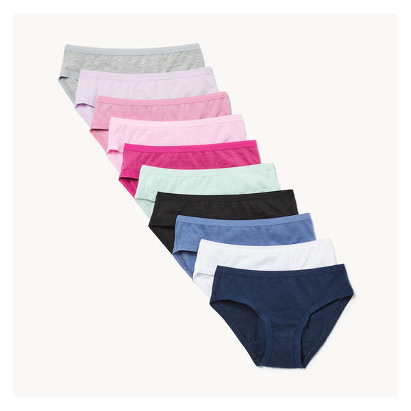 Toddler Girls' 10-Pack Bikini - Multi