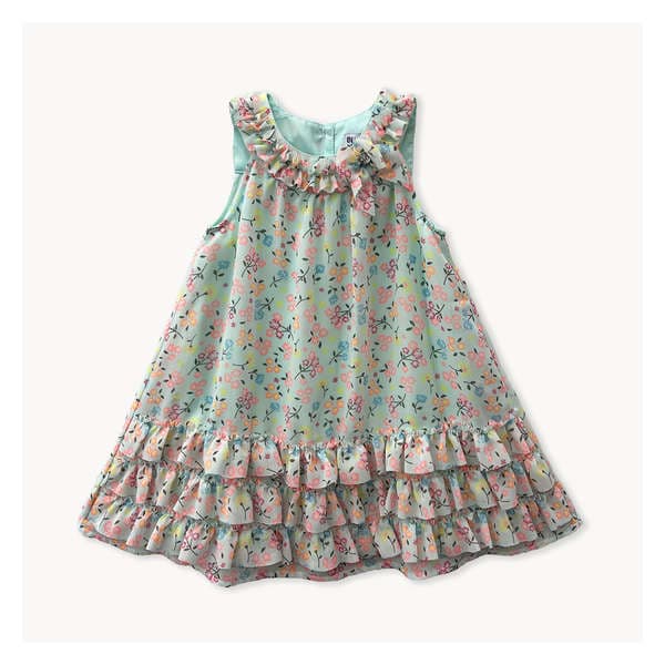 Toddler Girls' Blueberi Boulevard Chiffon Dress - Mint Green