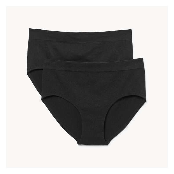 Ens. 2 culottes sans couture Femmes+ - Noir