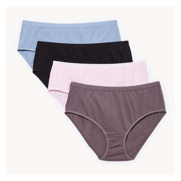 Ens. 4 culottes en coton biologique Femmes+ - Assorties