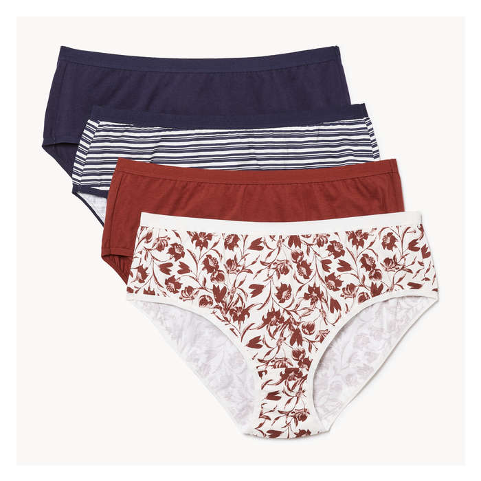 Women+ 4-Pack Organic Cotton Brief