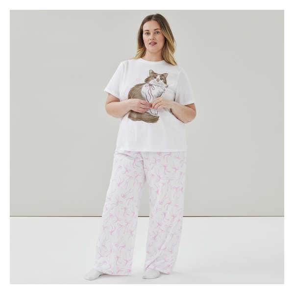 Women+ Cotton Sleep T-Shirt - White