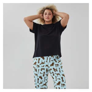 Women+ Cotton Sleep T-Shirt - Black