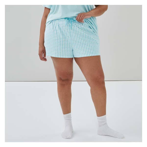 Women+ Cotton Sleep Short - Pastel Blue