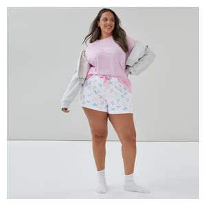 Women+ Cotton Sleep Short - White
