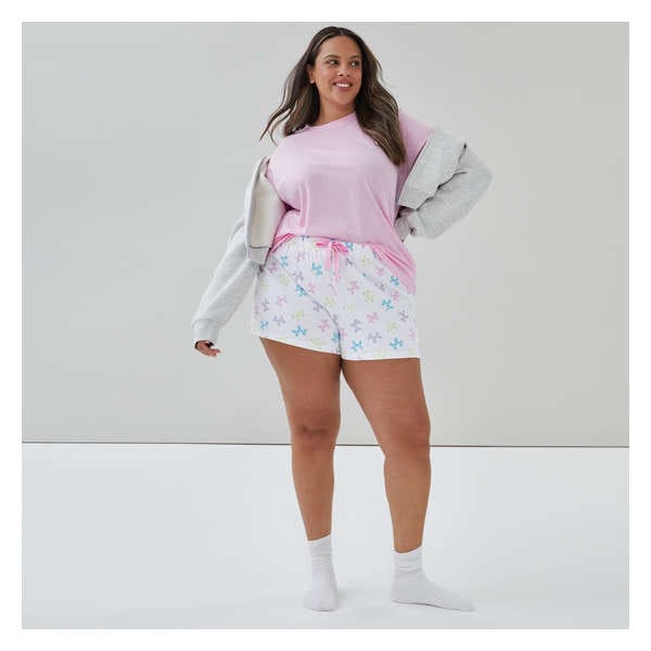 Women+ Cotton Sleep Short - White