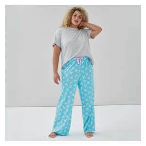 Women+ Cotton Sleep Pant - Blue