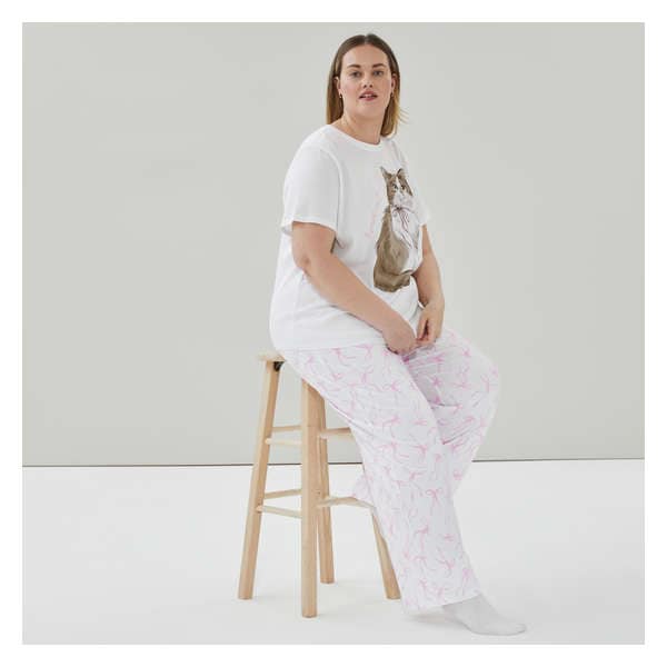Women+ Cotton Sleep Pant - Pink