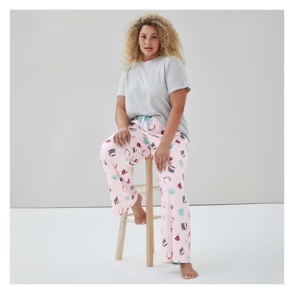 Women+ Cotton Sleep Pant - Rose