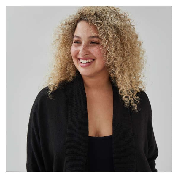 Women+ Lounge Cardigan - Black