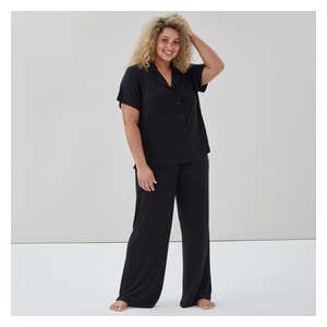 Women+ 2-Piece Sleep Set - Black