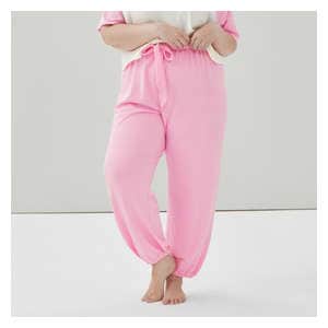 Women+ Fleece Lounge Jogger - Light Pink