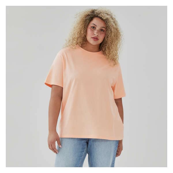 T-shirt ample Femmes+ - Pêche