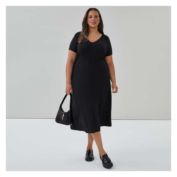 Robe midi à ruché Femmes+ - Noir JF