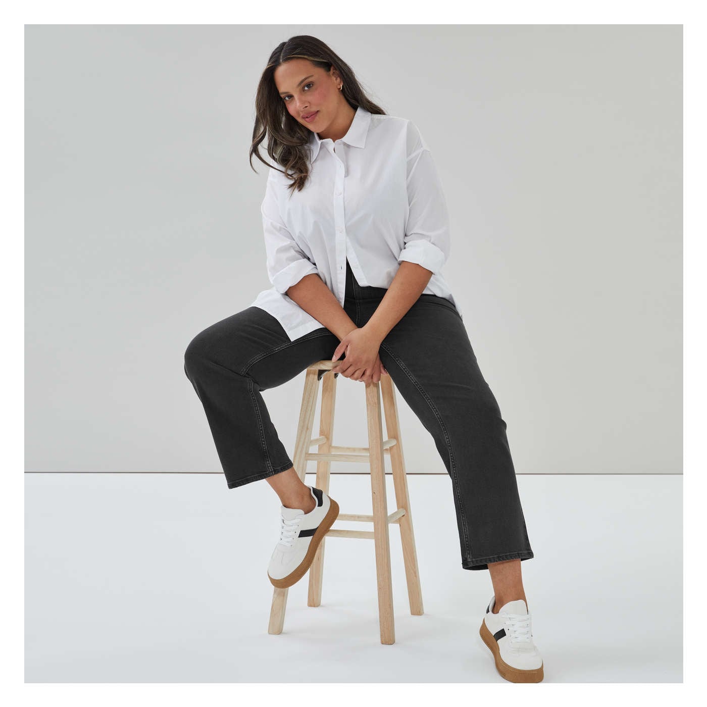 yu　0308 Joe Fresh Dark Wash Pull-On Chambray Pant - 1 ea | Zehrs