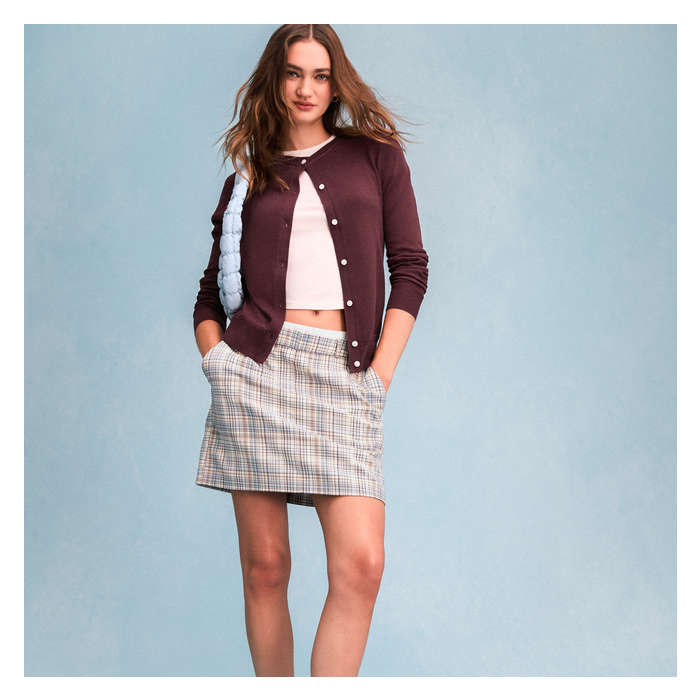 Women's Plaid Mini Skirt