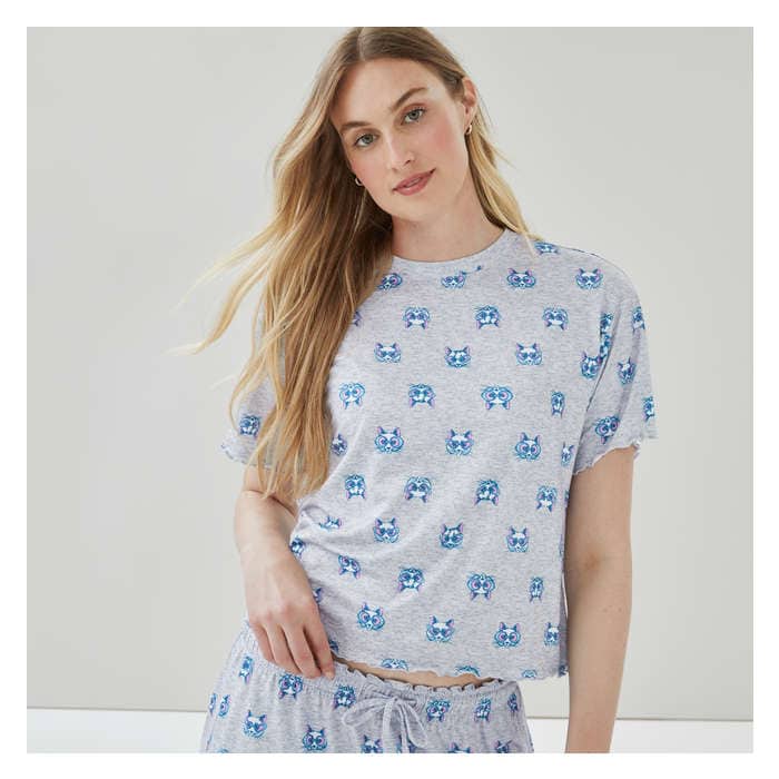 Women's Lettuce Edge Jersey Sleep Set