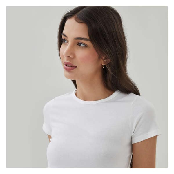 Baby Tee - Bright White
