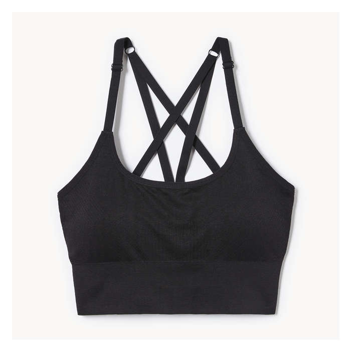 Women's Medium Impact Sports Bra - Black