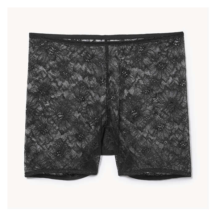 Aux Femmes Short court en dentelle - Noir