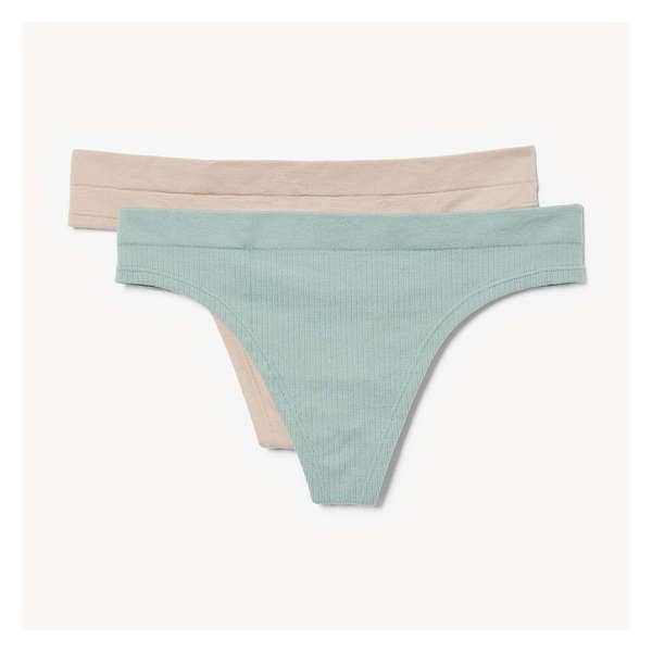 2-Pack Seamless Thong - Green