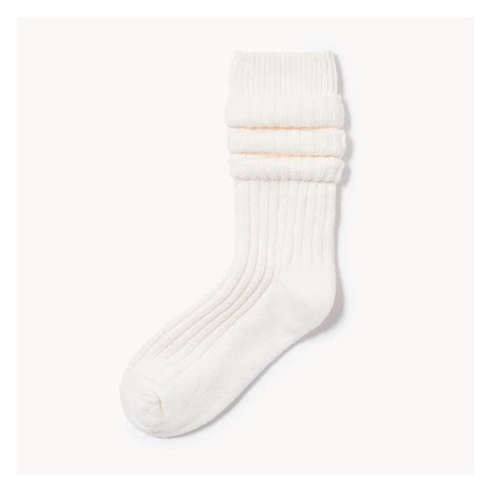 Women's Heavyweight Slouchy Crew Socks - Cream