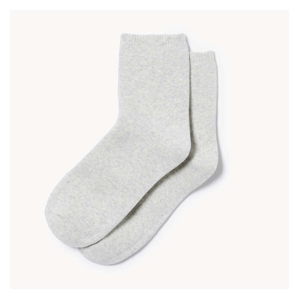 2-Pack Heavyweight Crew Socks - Grey