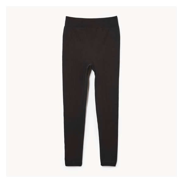 Collants sans pieds en molleton - Onyx