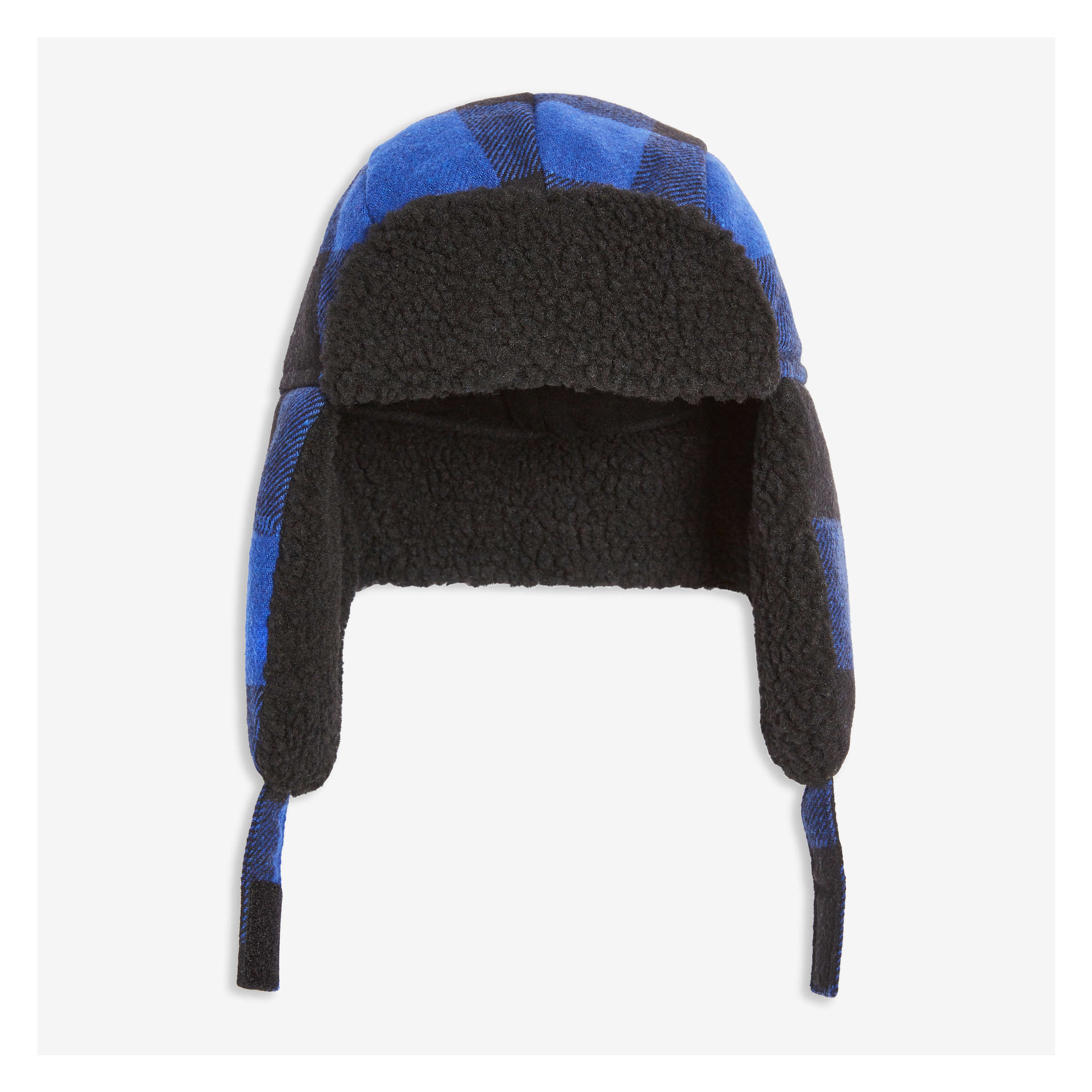 blue trapper hat