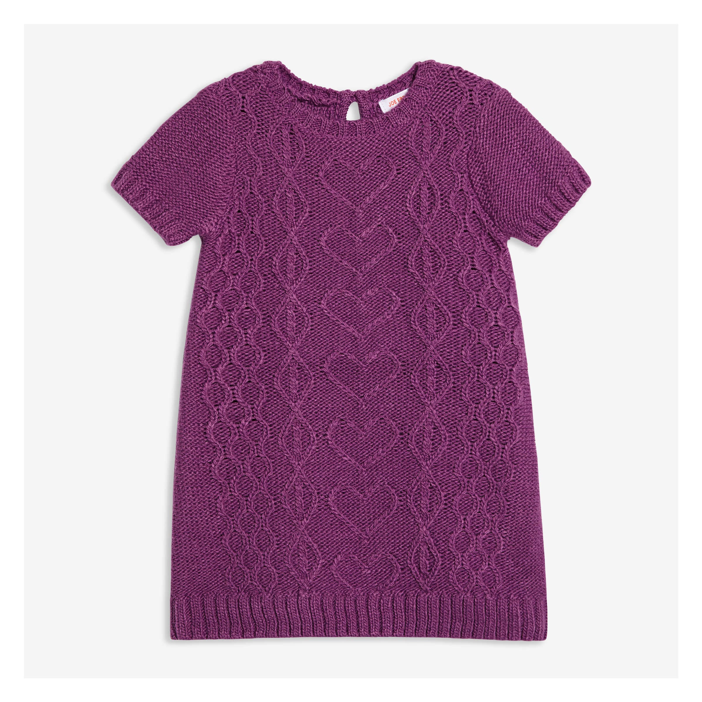 girls cable knit dress