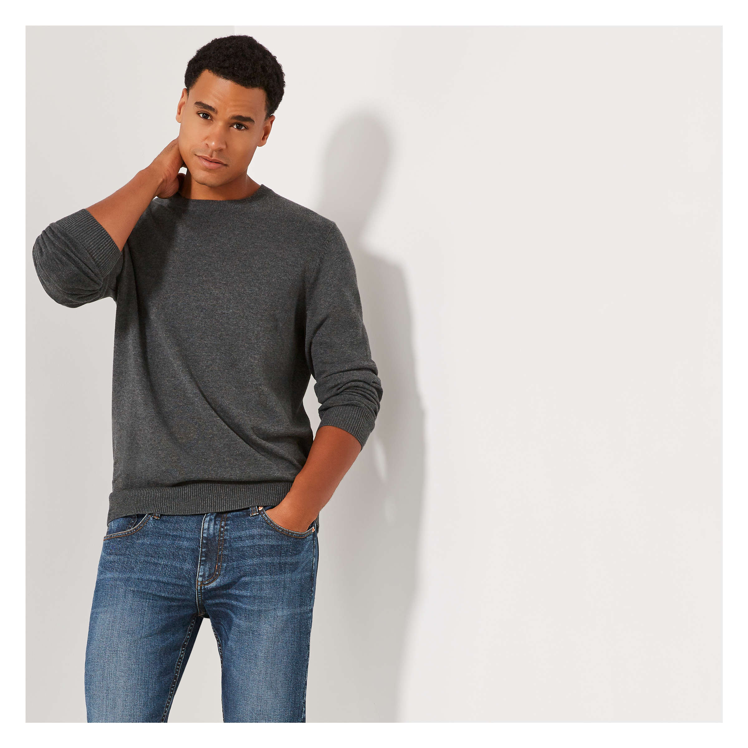 mens crew neck