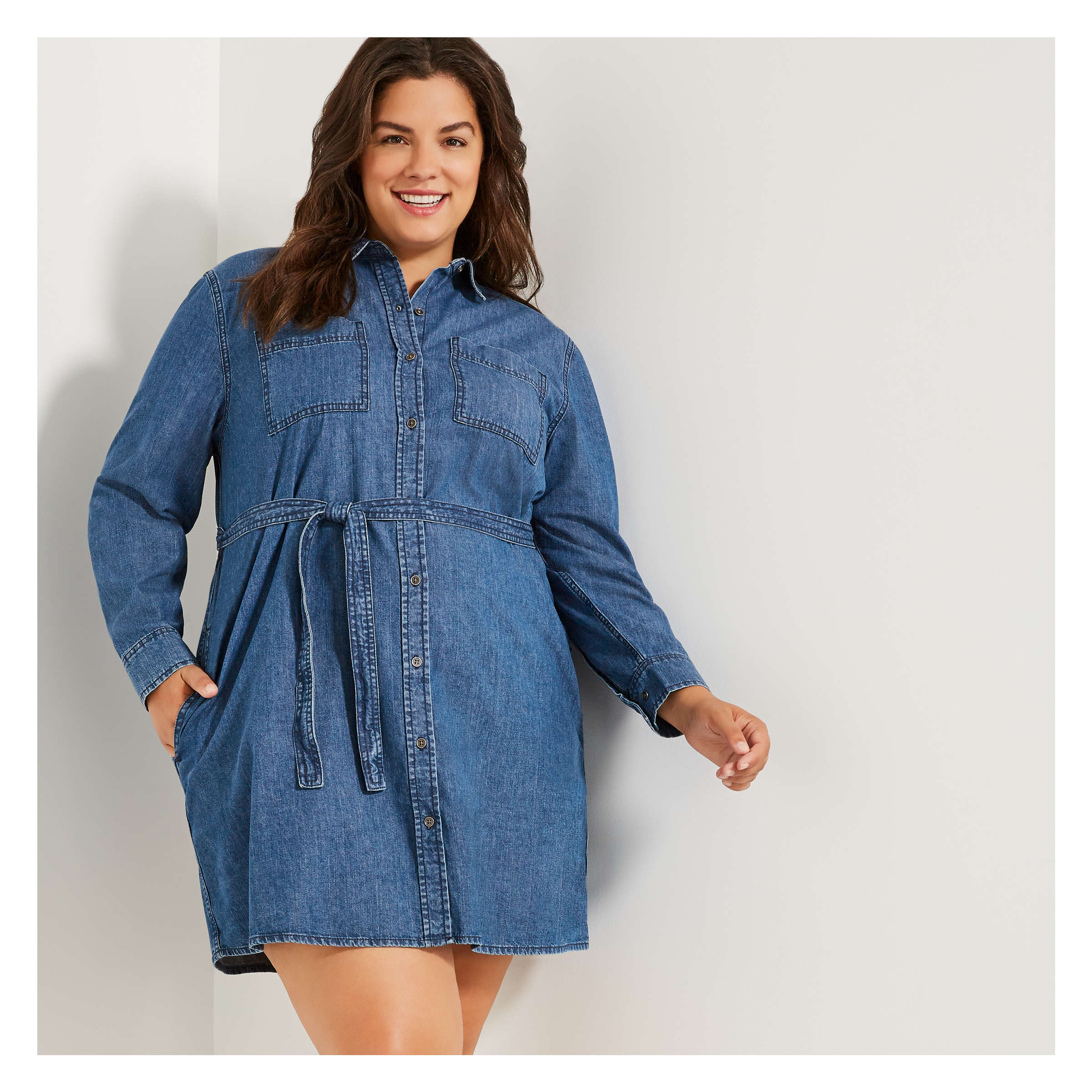 joe fresh denim dress
