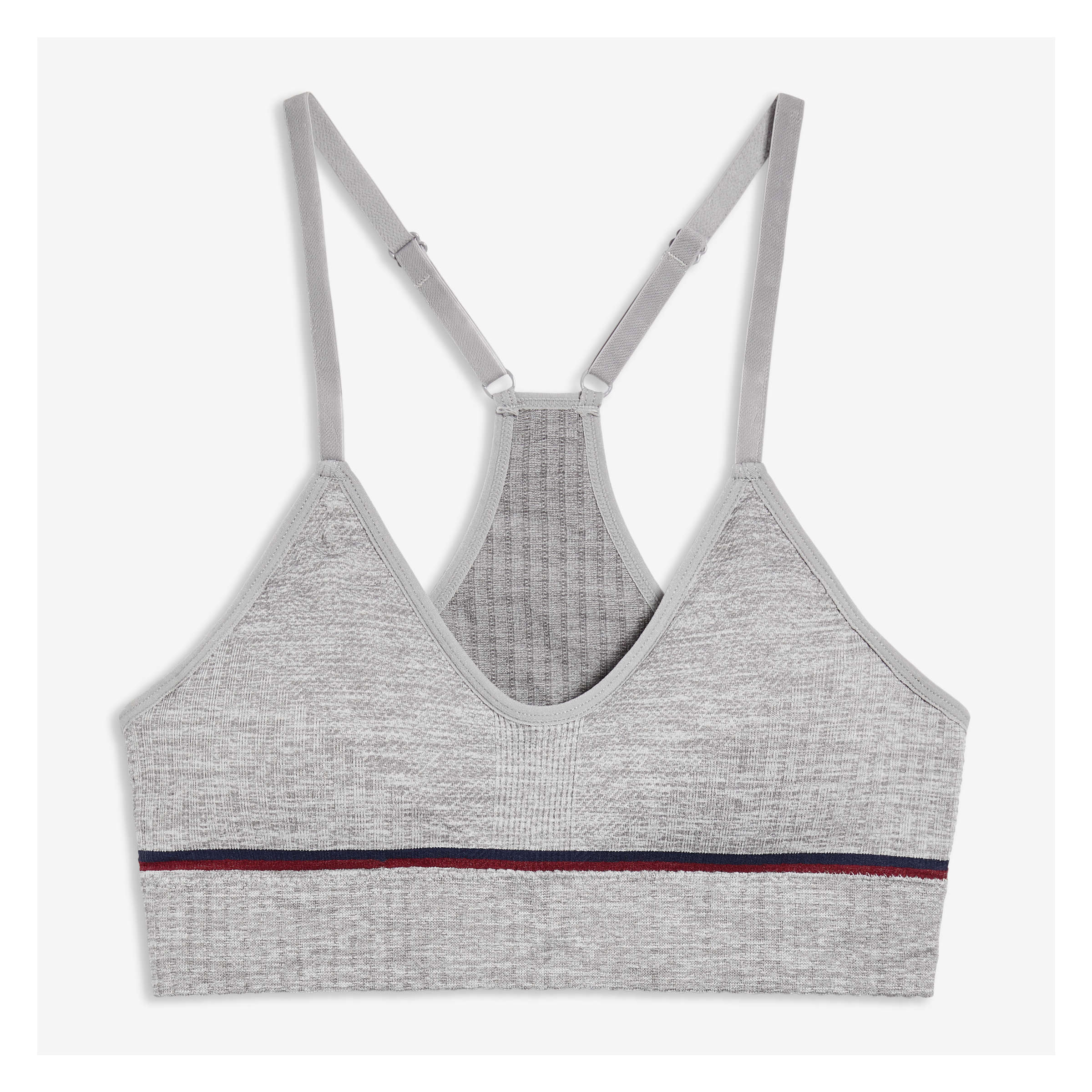 light grey sports bra