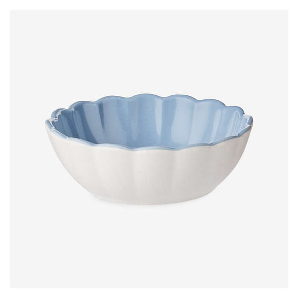 Scalloped Dip Bowl - Light Blue
