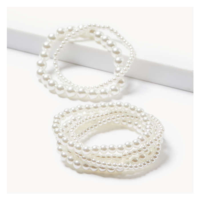 Women's 7-Pack Pearl Bracelets