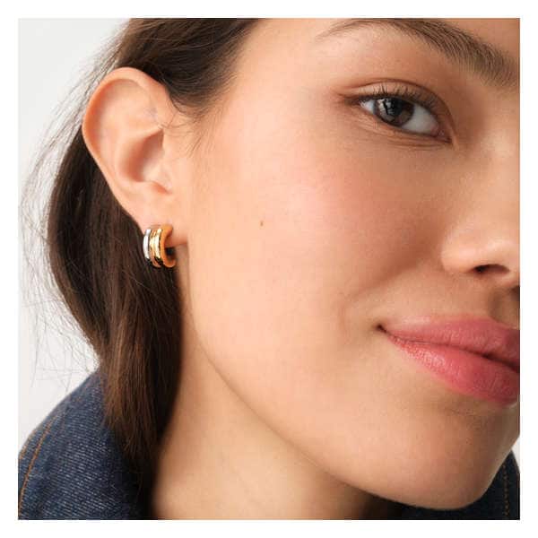 Small Hoop Earrings - Gold