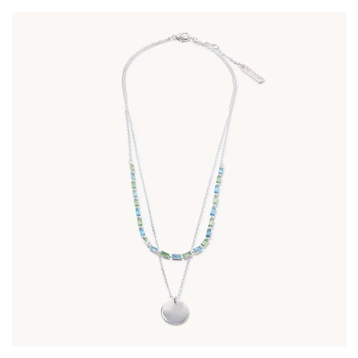 Women's 2-Piece Layered Necklace Set