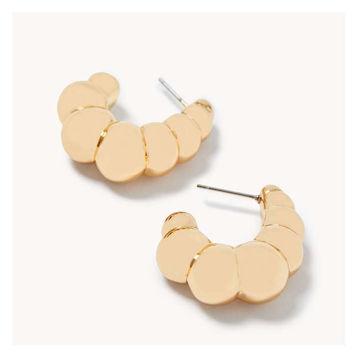 Women's Dome Bead Earrings - Gold
