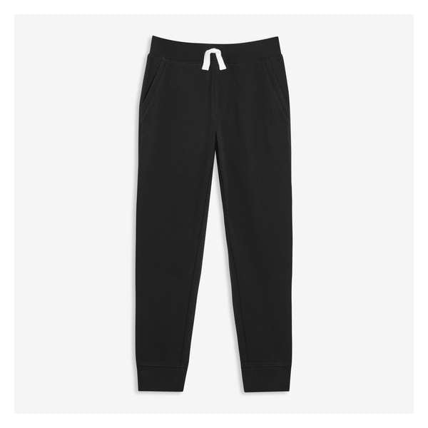 Kid Boys' French Terry Jogger - JF Black