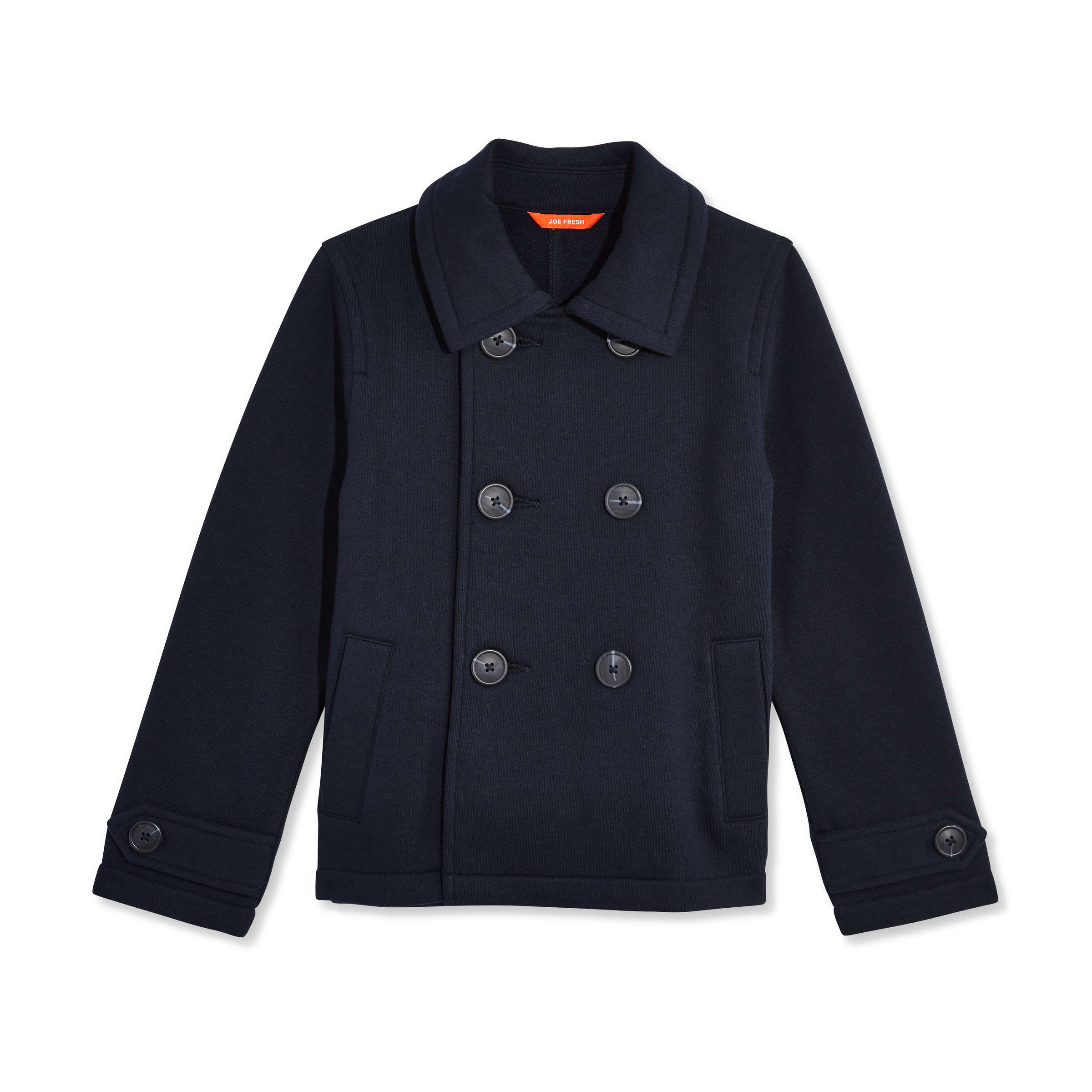 Toddler Boys Double Ted Wool Blend Peacoat 2t 4t