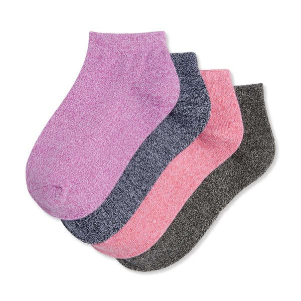 Kid Girls’ 4 Pack Ankle Socks - Multi