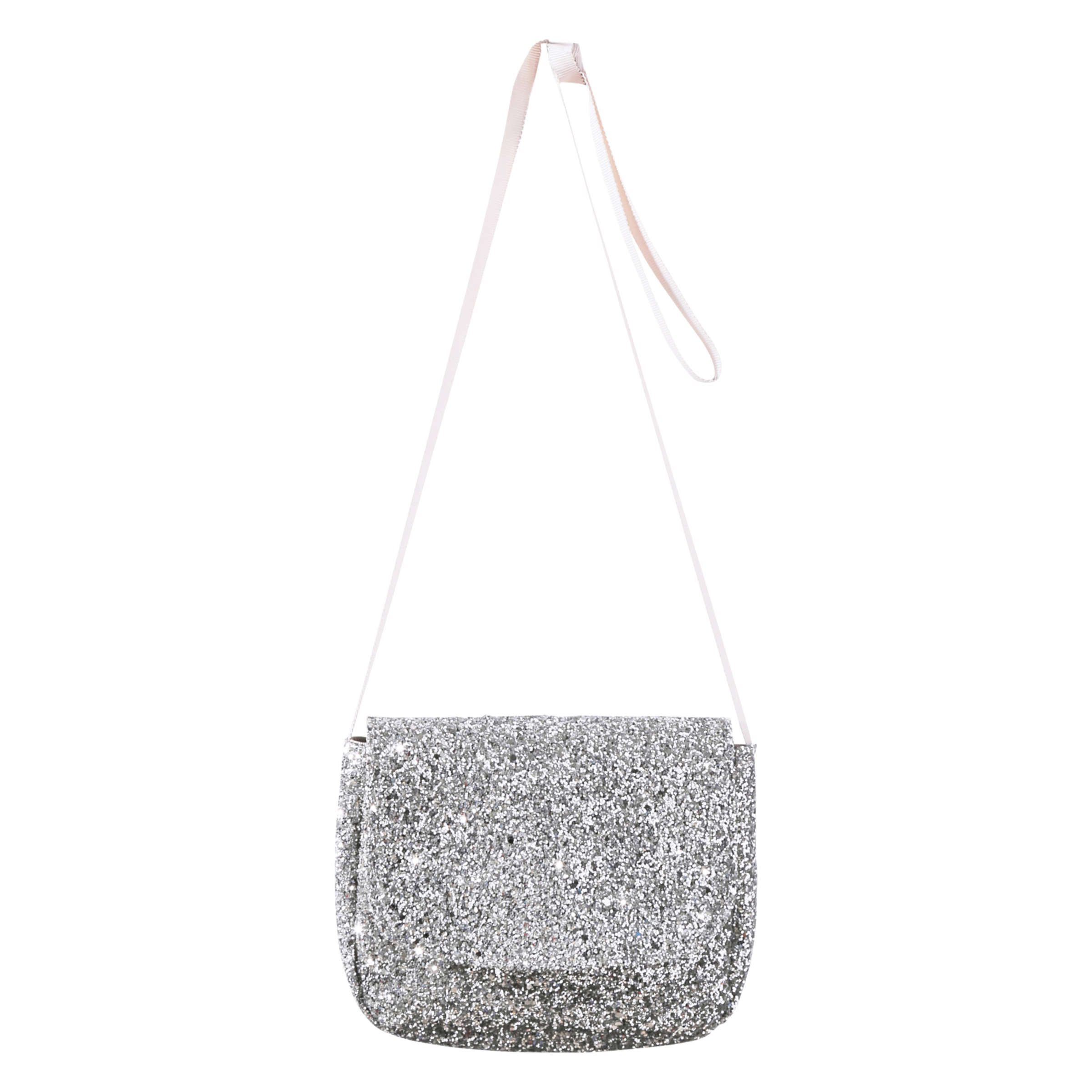 girls silver purse