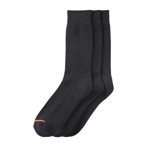 Men’s 3 Pack Dress Socks - Black