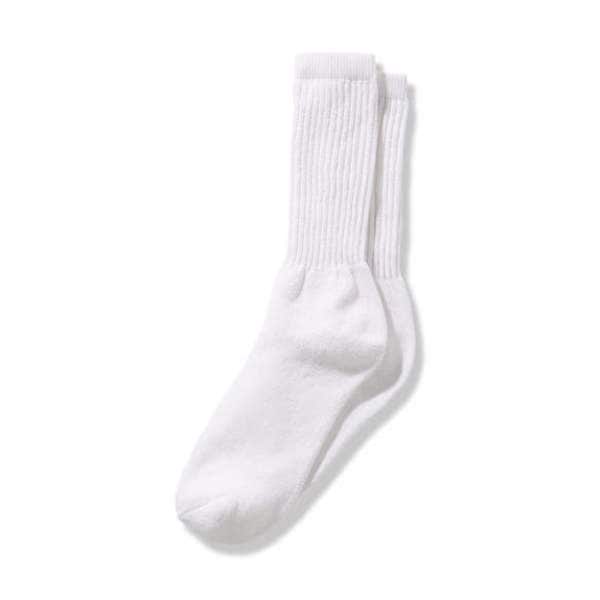 Men's 3-Pack Crew Socks - White