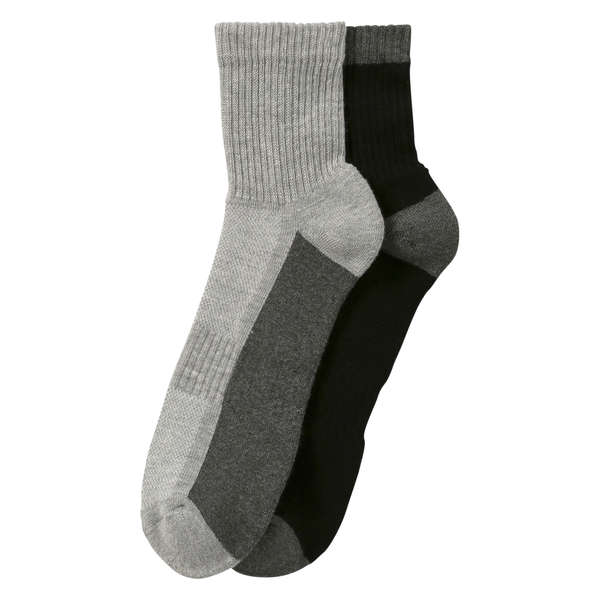 Men’s 2 Tone Sport Socks - Grey