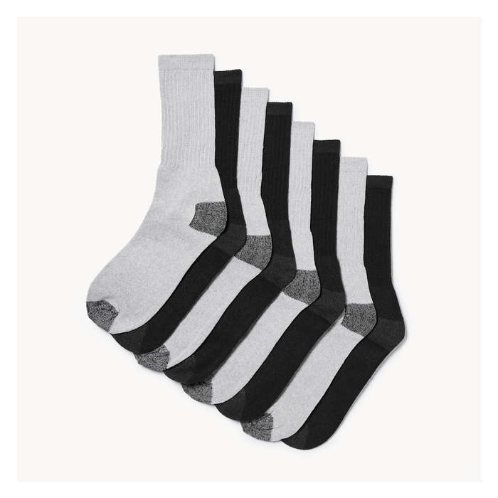 Men's 8-Pack Crew Socks