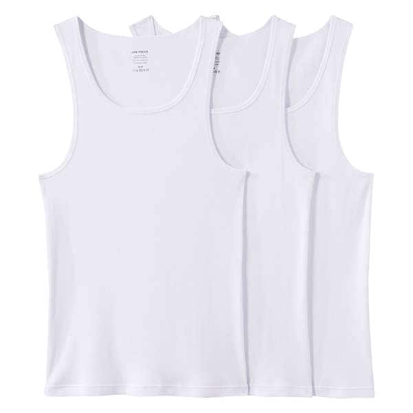Men’s 3 Pack Undershirts - White