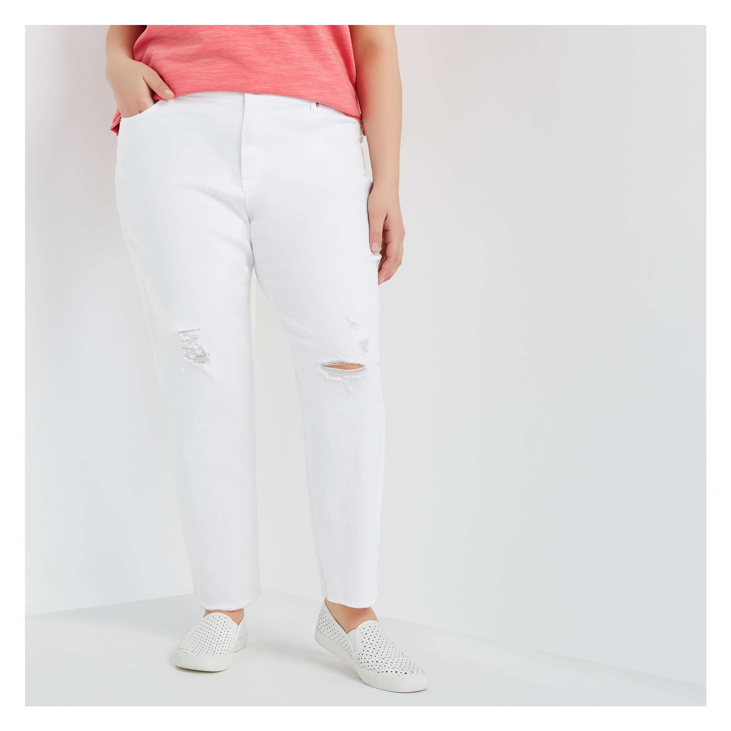 white colour jeans