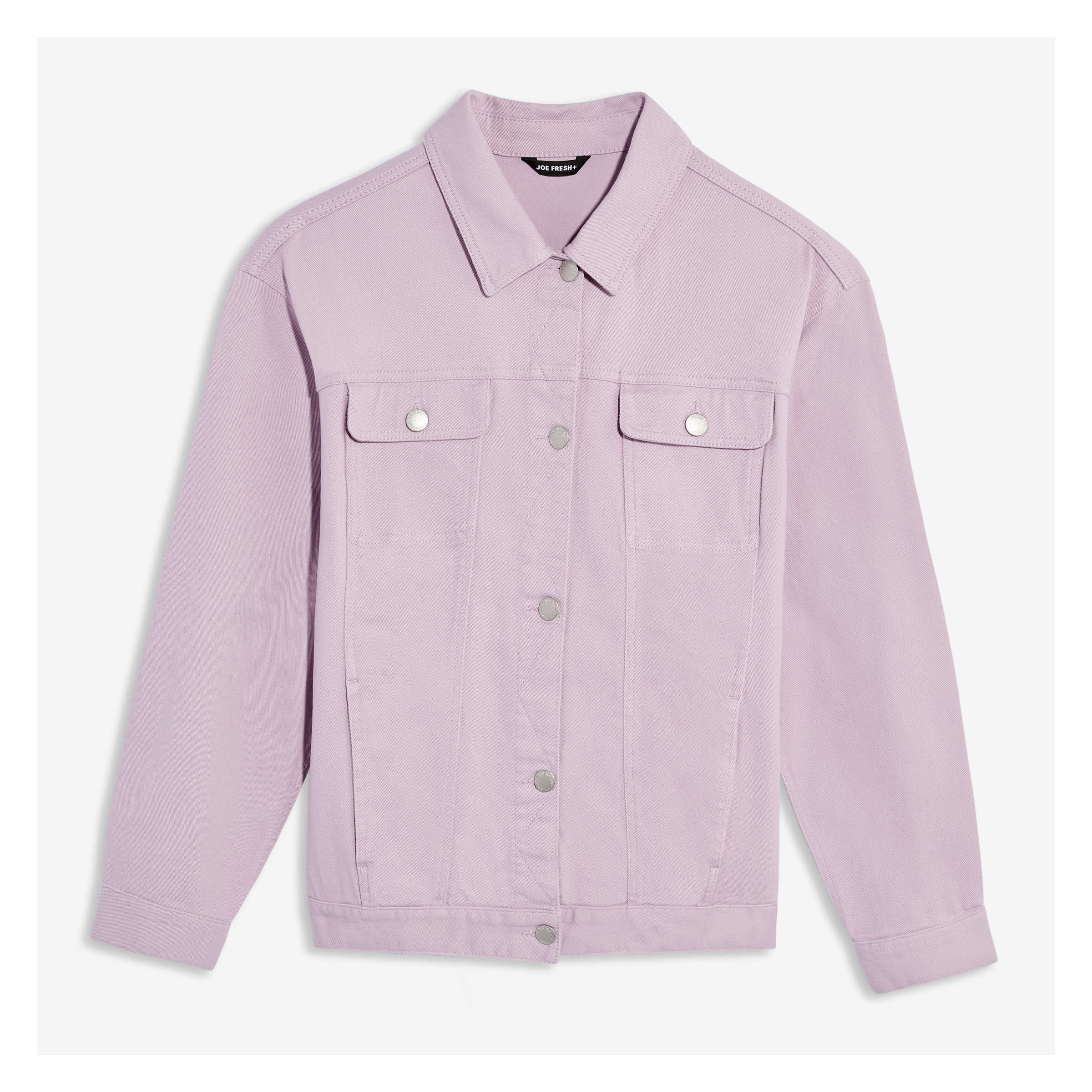 light purple jean jacket